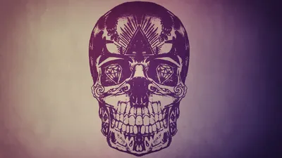Dark Intricately Detailed Skull Black/Dark Wallpaper 4K 1920x1080 Hd, Pc, Desktop, Wallpaper, Featuring, A, Dark, Intricately, Detailed, Skull, Geometric, Ornamental, Gray, Ultrawide, Full HD