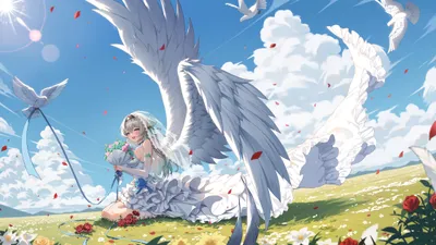 Calm Anime Wallpaper Abstract Wallpaper 4K 4500x2531 Anime, 4500x2531, White, Ultrawide, 4k