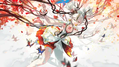 Dreamy Anime Wallpaper Abstract Wallpaper 4K 4800x2700 Anime, 4800x2700, White, Ultrawide, 4k