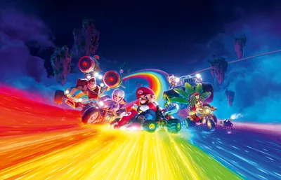 Golden Vibrant Wallpaper Abstract Wallpaper 4K 14962x9604 Vibrant, 8k, Ultra, Hd, Wallpaper, Featuring, Characters, From, Super, Mario, Bros., (2023), Yellow, Pink, Ultrawide, 4k
