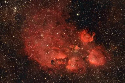 Vivid Red Sci Wallpaper 4K, Space category