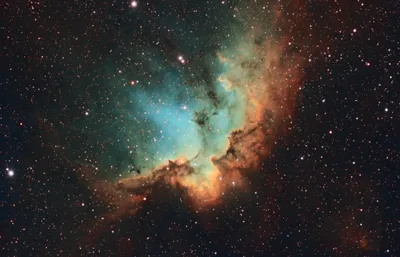 Vivid Sci Nebula Deep Space Wallpaper 4K 4105x2633 Vivid, Sci-fi, Nebula, In, Deep, Space, Teal, And, Orange, Gas, Clouds, Amid, Brown, Gray, Ultrawide, 4k