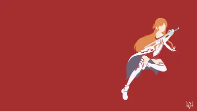 Bright Minimalist Wallpaper Minimal Wallpaper 4K 1920x1080 Minimalist, Hd, Pc, Desktop, Wallpaper, Of, Asuna, Yuuki, Sword, Art, Online, Stylized, Brown, Orange, Ultrawide, Full HD