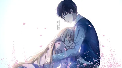 Anime Kousei Arima Black/Dark Wallpaper 4K 4152x2335 Anime, Wallpaper, Featuring, Kousei, Arima, And, Kaori, Miyazono, Your, Lie, April, Black, White, Gray, Ultrawide, 4k