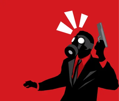 Golden Dark Wallpaper Black/Dark Wallpaper 4K 1480x1260 A, Striking, Hd, Wallpaper, Featuring, Dark, Figure, Gas, Mask, Wearing, Suit, Holding, Red, White, Square