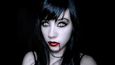 Calm Dark Wallpaper Black/Dark Wallpaper 4K 3050x1716 A, Striking, Hd, Desktop, Wallpaper, Featuring, Dark, Vampire, Long, Black, Hair, Intense, Gray, White, Ultrawide, QHD