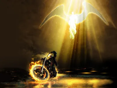 Epic Ghost Wallpaper Cars Wallpaper 4K 1600x1200 Hd, Desktop, Wallpaper, Featuring, Ghost, Rider, On, His, Flaming, Motorcycle, Illuminated, Glowing, White, Orange, Brown, Landscape