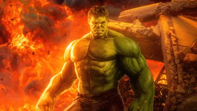 Comic Hulk Abstract Abstract Wallpaper 4K 3840x2160 Comic, Hulk, Hd, Desktop, Wallpaper, Background, Image, Orange, Ultrawide, 4k