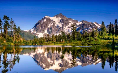 Vivid Serene Wallpaper Nature Wallpaper 4K 2880x1800 Hd, Pc, Desktop, Wallpaper, Featuring, A, Serene, Mountain, Landscape, Clear, Reflections, Calm, Red, Ultrawide, QHD