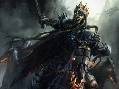 Vivid Dark Wallpaper Black/Dark Wallpaper 4K 1440x1079 Dark, Fantasy, Warrior, Clad, In, Black, Armor, And, Crowned, Mounted, Menacing, Horse, White, Landscape