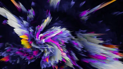 Misty Abstract Wallpaper Abstract Wallpaper 4K 3840x2160 Abstract, Explosion, Of, Vibrant, Colors, In, Swirling, Patterns, Rendered, Ultra, Designed, Dynamic, Gray, Ultrawide, 4k