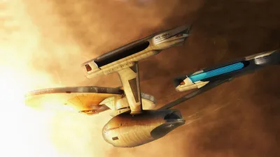 Epic Uss Wallpaper Abstract Wallpaper 4K 1920x1080 Uss, Enterprise, (ncc-1701-a), Orange, Ultrawide, Full HD