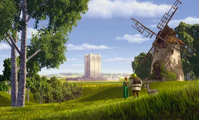 Shrek Movie Quad Fantasy Wallpaper 4K 3000x1808 Shrek, Movie, 2k, Quad, Hd, Pc, Desktop, Wallpaper/background:, Fiona, Stroll, Through, Sunlit, Gray, Pink, Ultrawide, QHD