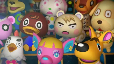 Vivid Marshal Wallpaper Animals Wallpaper 4K 1920x1080 Hd, Desktop, Wallpaper, Featuring, Marshal, From, Animal, Crossing, New, Horizons, Other, Pink, Brown, Gray, Ultrawide, Full HD