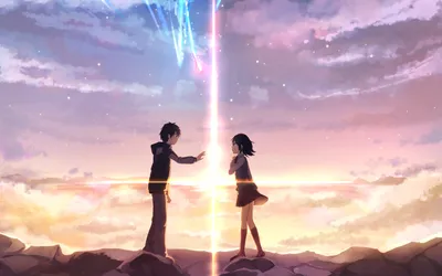 Sleek Taki Wallpaper Nature Wallpaper 4K 1920x1200 Hd, Desktop, Wallpaper, Featuring, Taki, Tachibana, And, Mitsuha, Miyamizu, Your, Name, School, White, Ultrawide, Full HD