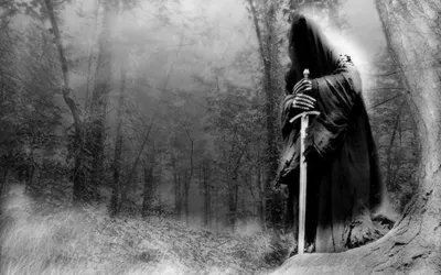 Definition Dark Hooded Figure Lord Black/Dark Wallpaper 4K 1920x1200 A, High-definition, Desktop, Wallpaper, Featuring, Dark, Hooded, Figure, Lord, Rings, Standing, Ominously, Gray, Ultrawide, Full HD