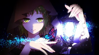 Vibrant Dark Wallpaper Animals Wallpaper 4K 1920x1080 Dark, Anime-style, Hd, Desktop, Wallpaper, Featuring, Gumi, Vocaloid, Holding, Glowing, Lantern, White, Ultrawide, Full HD
