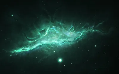 Bold Vivid Wallpaper Space Wallpaper 4K 5120x3200 Hd, Desktop, Wallpaper:, Featuring, A, Vivid, Portrayal, Of, Green, Nebula, Set, Against, Brown, Gray, Ultrawide, 4k