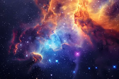 Epic Vibrant Wallpaper Space Wallpaper 4K 5376x3584 A, Vibrant, 4k, Ultra, Hd, Desktop, Wallpaper, Showcasing, Colorful, Nebula, Deep, Space, Orange, Gray, Landscape