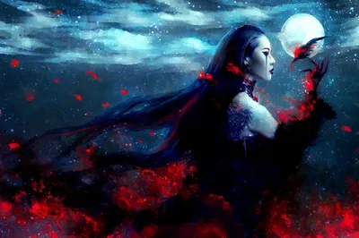 Dark Fantasy Asian Woman Surrounded Black/Dark Wallpaper 4K 1920x1275 Hd, Desktop, Wallpaper, Featuring, A, Dark, Fantasy, Scene, Asian, Woman, Surrounded, Swirling, Brown, Pink, Gray, Ultrawide, Full HD