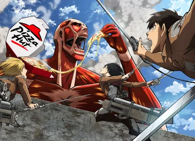 Colossal Titan Eating Abstract Wallpaper 4K 3515x2545 Hd, Desktop, Wallpaper, Featuring, Colossal, Titan, Eating, Pizza, Hut, Characters, Armin, Arlert, White, Landscape, QHD