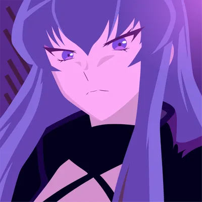 Serene Anime Wallpaper Abstract Wallpaper 4K 5001x5001 Anime, 5001x5001, Purple, Black, White, Square, 4k