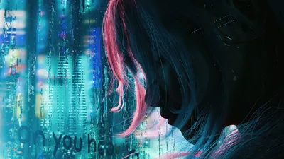 Dark Sci Wallpaper World Wallpaper 4K 1920x1080 Hd, Pc, Desktop, Wallpaper, Featuring, A, Sci‑fi, Scene, Woman, Profile, Illuminated, Neon, Red, Yellow, Orange, Ultrawide, Full HD