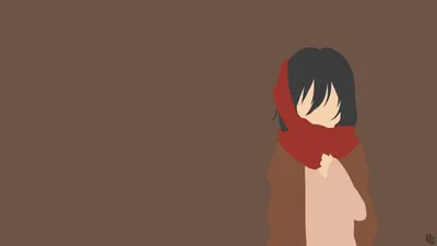 Minimalist Simplified Anime Portrait Mikasa Minimal Wallpaper 4K 1920x1080 Minimalist, Hd, Desktop, Wallpaper, Featuring, A, Simplified, Anime-style, Portrait, Mikasa, Ackerman, Attack, Brown, Gray, Ultrawide, Full HD
