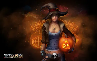Star Conflict Witch Like Wallpaper 4K, Space category