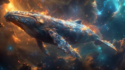 Whale Space Fantasy Space Wallpaper 4K 2912x1632 Whale, Space, Fantasy, Hd, Desktop, Wallpaper, Brown, Gray, Ultrawide, QHD