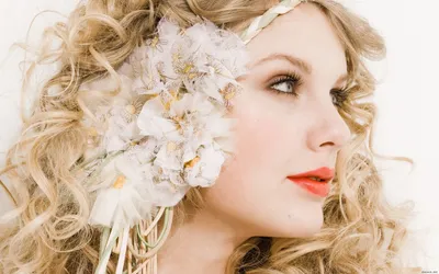 Taylor Swift Her Abstract Wallpaper 4K 1920x1200 Hd, Desktop, Wallpaper, Featuring, Taylor, Swift, Showcasing, Her, Floral, Headpiece, Cascading, Curls, White, Ultrawide, Full HD