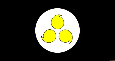Shirogane Clan Symbol Abstract Wallpaper 4K 8500x4500 Shirogane, Clan, Symbol, Black, White, Yellow, Ultrawide, 4k