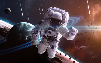 Definition Depicts Astronaut Floating Space Space Wallpaper 4K 5200x3250 A, High-definition, Desktop, Wallpaper, Depicts, An, Astronaut, Floating, Space, Surrounded, Stars, Planets, White, Ultrawide, 4k