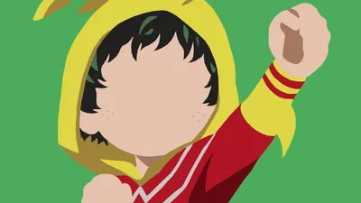 Minimalist Izuku Midoriya Minimal Wallpaper 4K 1920x1080 Minimalist, Izuku, Midoriya, Anime, My, Hero, Academia, Desktop, Gray, Ultrawide, Full HD