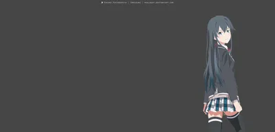 Minimalist Anime Yukino Minimal Wallpaper 4K 7680x3682 Minimalist, 4k, Ultra, Hd, Anime, Wallpaper, Featuring, Yukino, Yukinoshita, Teen, Romantic, Comedy, Ultrawide