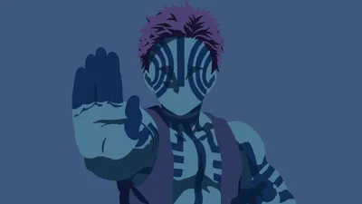 Radiant Minimalist Wallpaper Minimal Wallpaper 4K 1920x1080 Minimalist, Hd, Anime, Wallpaper, Featuring, Akaza, From, Demon, Slayer, Kimetsu, Yaiba, Striking, Gray, Brown, Ultrawide, Full HD