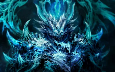 Fearsome Dark Demon Intricately Glowing Black/Dark Wallpaper 4K 2560x1600 Hd, Desktop, Wallpaper, Featuring, A, Fearsome, Dark, Demon, Intricately, Designed, Glowing, Blue, Red, Brown, Orange, Ultrawide, QHD