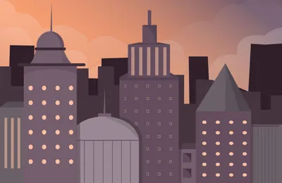 Misty Artistic Wallpaper World Wallpaper 4K 2560x1664 Artistic, City, Skyline, Of, Stylized, Buildings, At, Sunset, Geometric, Towers, Lit, Windows, Gray, Ultrawide, QHD