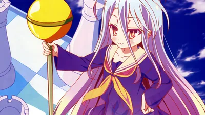 Dark Shiro Wallpaper Games Wallpaper 4K 1920x1080 Hd, Pc, Desktop, Wallpaper, Featuring, Shiro, From, The, Anime, Game, Life, Showcasing, White, Yellow, Ultrawide, Full HD