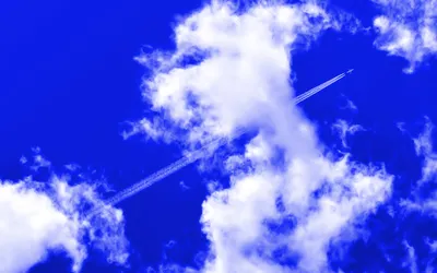 Jet Leaves Contrail Nature Wallpaper 4K 1920x1200 A, Jet, Leaves, Contrail, Through, Clear, Blue, Sky, Dotted, Puffy, White, Clouds, Red, Ultrawide, Full HD