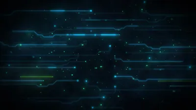 Abstract Green Tech Circuit Technology Wallpaper 4K 1920x1080 Abstract, Green, High-tech, Circuit, Design, With, Glowing, Lines, Dots, Dark, Creating, Futuristic, Pink, Brown, Ultrawide, Full HD