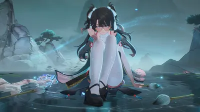 Calm Anime Wallpaper Abstract Wallpaper 4K 2560x1440 Anime, 2560x1440, Green, Brown, Ultrawide, QHD