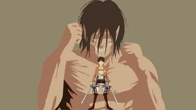 Misty Minimalist Wallpaper Minimal Wallpaper 4K 3840x2160 Minimalist, 4k, Ultra, Hd, Anime, Pc, Desktop, Wallpaper, Eren, Yeager, Attack, Titan, Gray, Ultrawide