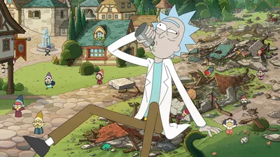 Serene Show Wallpaper Nature Wallpaper 4K 1920x1080 Tv, Show, Rick, And, Morty, Season, 9, Desktop, Drinking, Lounging, Amid, White, Brown, Gray, Ultrawide, Full HD