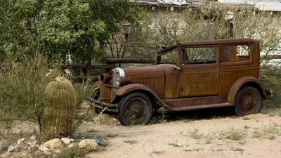 Rusted Vintage Car Dry Overgrown Cars Wallpaper 4K 1920x1080 Hd, Pc, Desktop, Wallpaper, Featuring, A, Rusted, Vintage, Car, Parked, Dry, Overgrown, Gray, White, Ultrawide, Full HD