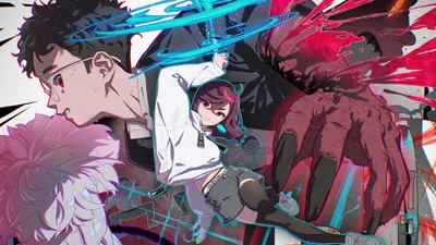 Serene Dandadan Wallpaper Black/Dark Wallpaper 4K 3840x2160 4k, Ultra, Hd, Pc, Desktop, Wallpaper, Of, Dandadan, Featuring, Momo, Ayase, Ken, White, Ultrawide