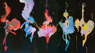 Anime 2560x1439 Abstract Abstract Wallpaper 4K 2560x1439 Anime, 2560x1439, Gray, Ultrawide, QHD