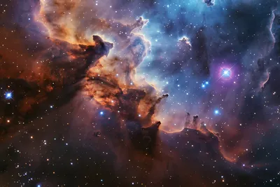 Crisp Vibrant Wallpaper Space Wallpaper 4K 5376x3584 Vibrant, 4k, Ultra, Hd, Space, Wallpaper, Showcasing, A, Colorful, Nebula, Glowing, Stars, Gray, Brown, Landscape