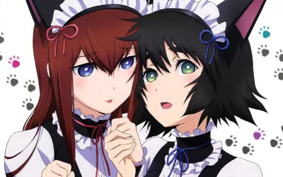 Moody Mayuri Wallpaper Abstract Wallpaper 4K 2560x1600 Mayuri, Shiina, And, Kurisu, Makise, From, Steins;gate, Featured, Steins, Gate, Vibrant, Anime, White, Ultrawide, QHD