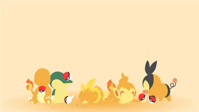 Tepig Pok Mon Chimchar Torchic Abstract Wallpaper 4K 1920x1080 Tepig, Pokémon, Chimchar, Torchic, Pokemon, Cyndaquil, Pok, Mon, Charmander, Anime, Desktop, White, Orange, Ultrawide, Full HD